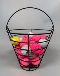 Collection Of Multicolored Golf Balls (32)