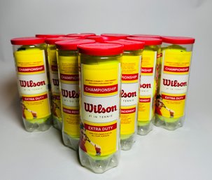 12 Cans Of Wilson Championship Tennis Balls