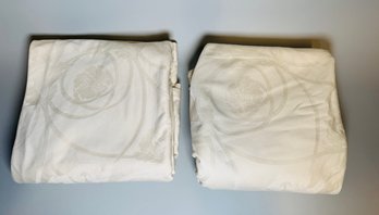 Christofle Round Ivory Damask Tablecloths (2)