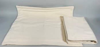 Pair Of Ralph Lauren Cashmere Pillow Shams In Cream (2)