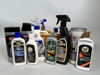 Weiman , Carbona, Stainless Steel Magic, Parker & Bailey, Goddards, Various Cleaners