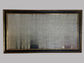 Antique Gilt Wood And Ebonized Mirror
