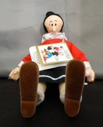 Popeye Collectible - Olive Oyl 1990 Musical Doll By Presents, A Division Of Hamilton Gifts