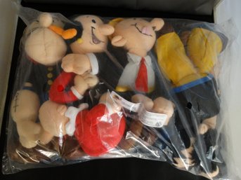Set Of Five Popeye 10' Dolls By Highlight Stars 1999