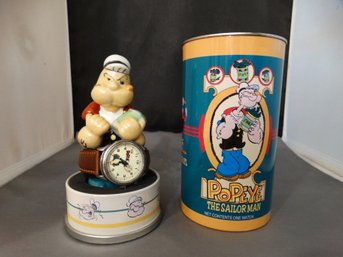 Popeye Limited Edition Fossil Watch With Figure