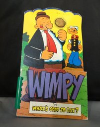 Wimpy In 'What's Good To Eat?' Tuffy Book 1980