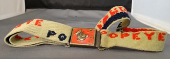 Popeye Belt With Magnetic Buckle 1980