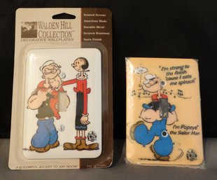 Three, Popeye Wall Light Switch Plate Covers