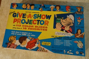 #501 Give A Show Projector Complete With Slides 1960