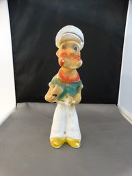 Early Original Chalkware Popeye Statue