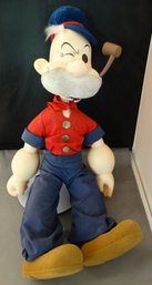 Large 20' Popeye Doll By Presents With Stand