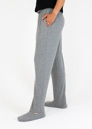NWT FeeJays Footed Sweatpants Footies Lounge PJ Pants Size Xs Gray Jogger