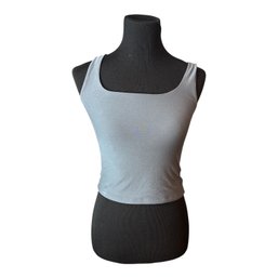 Pink Rose Grey Tank Top Size Small NWT
