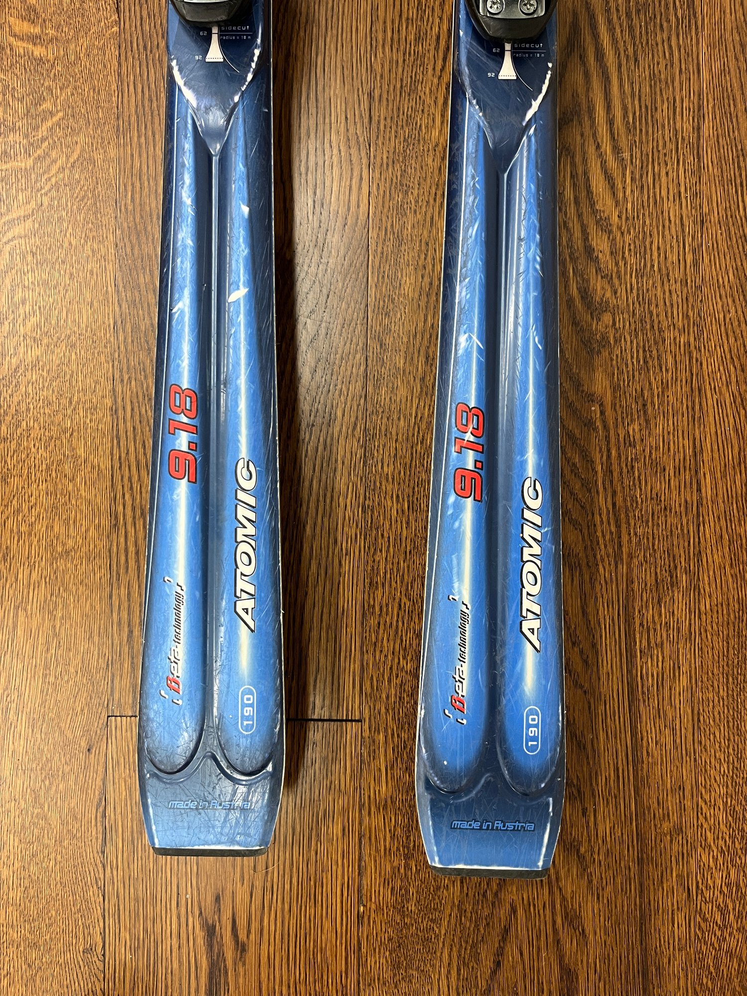 Atomic Beta Carv 9.18 Skis With Marker Bindings 190cm #22736