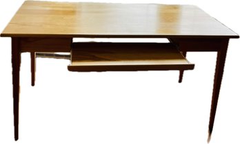 Blond Solid Wood Computer Desk