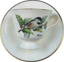 English Boehm Porcelain Tea Cup & Saucer