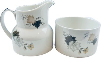 Royal Doulton Westwood  Porcelain Creamer & Sugar