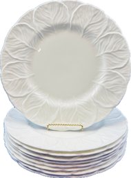 English Coalport Porcelain Salad & Luncheon Plates - Country Ware Pattern