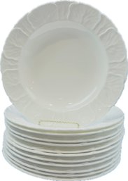 English Coalport Porcelain Rimmed Soup - Country Ware Pattern