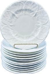English Coalport Porcelain Bread & Butter Plates - Country Ware Pattern