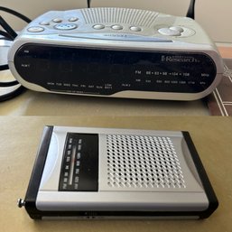 Emerson Research AM/FM Radio Alarm With Small Transistor Radio