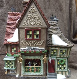 Dept  56 # 58344 Nettie Quinn Puppets & Marionettes (Handpainted Porcelain) W/Original Box, Heritage Village C
