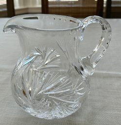 Beautiful American Glass Small Pitcher