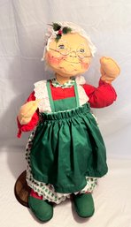 Large Vintage Mrs. Santa Claus 28' Annalee Doll