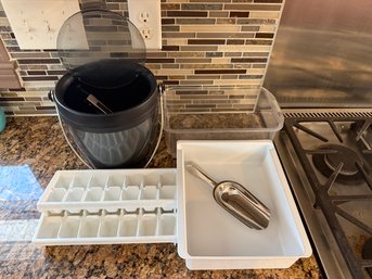 Ice Ice Baby! Ice Bucket, Trays, Scoops And Bins