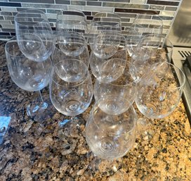 Riedel Stemmed Wine Glasses Set Of 10 And 2 With Single Porsche Of Nashua Glass Tag