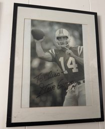 Autographed Steve Grogan Photograph 'to Chris'