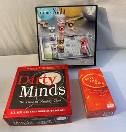 Adult Game Night- Dirty Minds, Stir The Pot And Shoots And Ladders Drinking Game