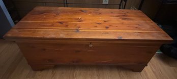 Antique Cedar Chest With Key