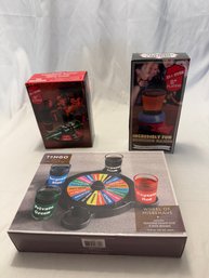 Incredibly Fun Drinking Game, Let's Spin And Wheel Of Misbehave Party Games All New In Box