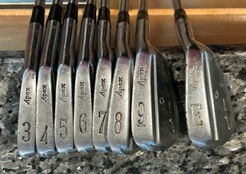 Ben Hogan Apex PC Iron Stiff Flex Golf Clubs (3-9) With Pitching Equalizer Wedge