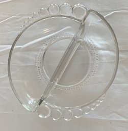 Vintage Duncan Miller Teardrop Relish Candy Nut Dish Bubble Glass Bowls