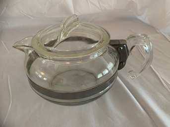 Vintage Pyrex Flameware Teapot And Lid