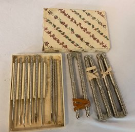 Vintage Nutcracker Or Lobster Claw Crackers And Picks