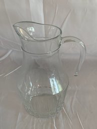 Clear Glass Pitcher