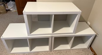 Stackable IKEA Cube Storage Shelves (3)