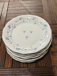 Johann Haviland 'Blue Garland' Dinner Plates (8) Bavaria Germany