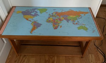 Map Of The World Coffee Table