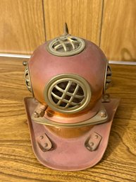 Copper And Brass Replica Diver Helmet