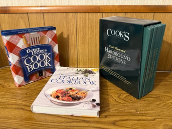 Cook's Illustrated 2005-2009 Hardbound Editions, The Complete Italian And New Better Homes & Gardens Cookbook