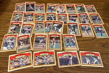 Topps In Action Baseball Cards 1972
