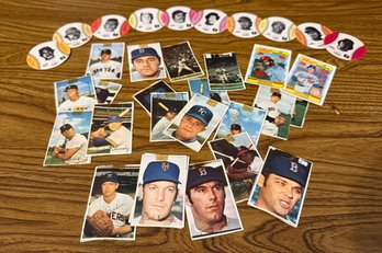 Vintage Waffle Cards, Kelloggs 3D Super Stars, And Cut Out Baseball Cards