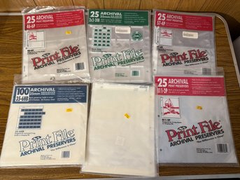 Print File Archival Preserves Negatives/photos