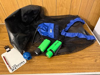 Diving Scuba Bag Lantern Torch Ball Octo Holder  Lot