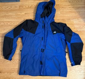 Blue EMS Gore-tex XL Men's Hooded Winter Coat