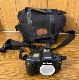 Nikon N90S 35mm Film Camera With Ltx Series Camera Case By Tamrac